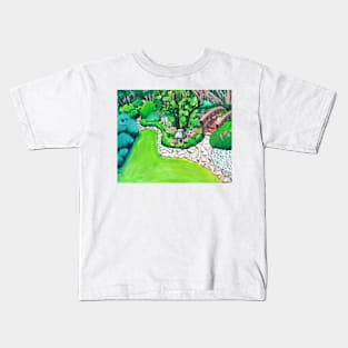 Japanese Garden Kids T-Shirt